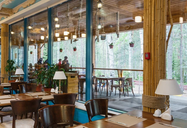 Ресторан Озёрный Панорамный зал с террасой  - фото 10