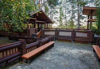 Парк-отель Лазурный берег на Оке Летняя веранда ресторана La Veranda - фото 4