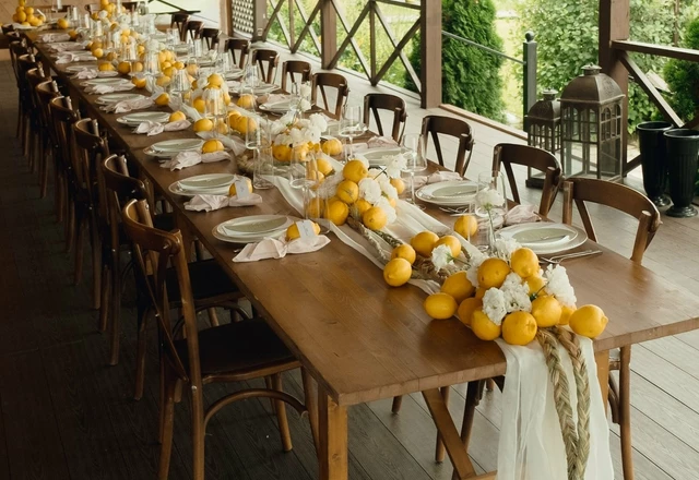 Свадебная площадка «Ранчо» Летняя веранда с террасой и поляной - фото 17