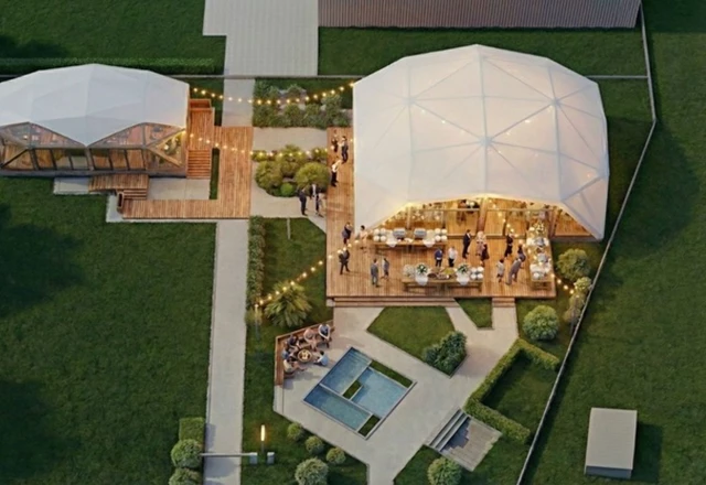 Шатер «Шалимар» Панорамный шатер с террасой - фото 8