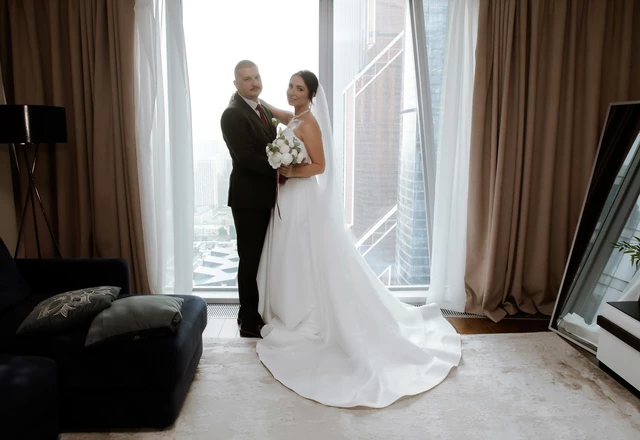 Свадебный фотограф Наталья Николаева | Свадьба Ксюши и Анатолия (загс Москва сити) - фото 457