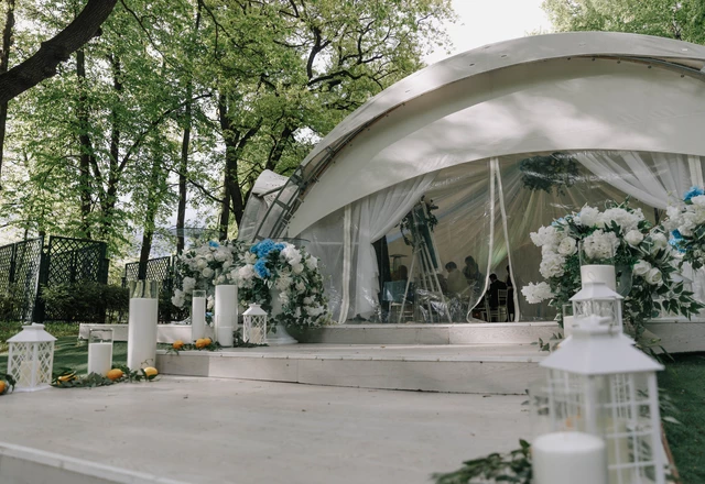 Усадьба Кусково Шатёр на Воздушном театре  - фото 11