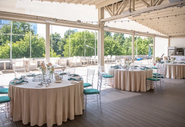 Свадебный проект ЦМТ Москва / WTC Wedding Веранда  - фото 2
