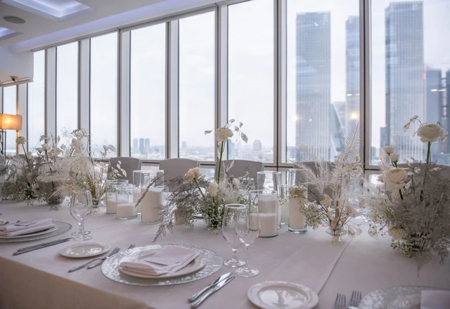 Свадебный проект ЦМТ Москва / WTC Wedding Залы с видом на Арбат и Сити - фото 3
