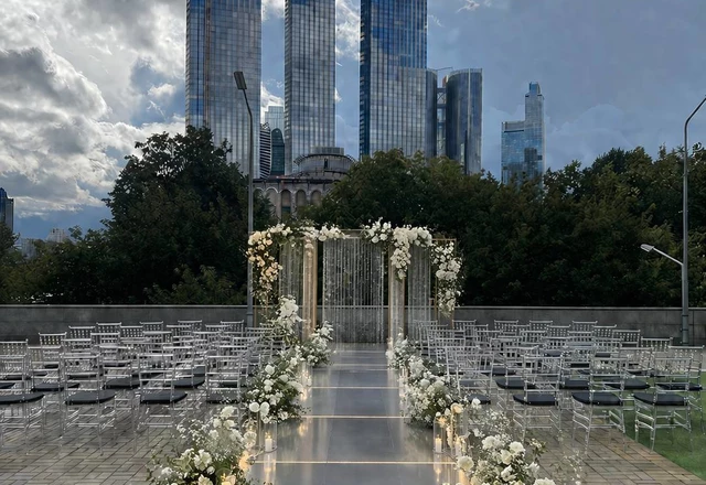 Свадебный проект ЦМТ Москва / WTC Wedding Веранда  - фото 8