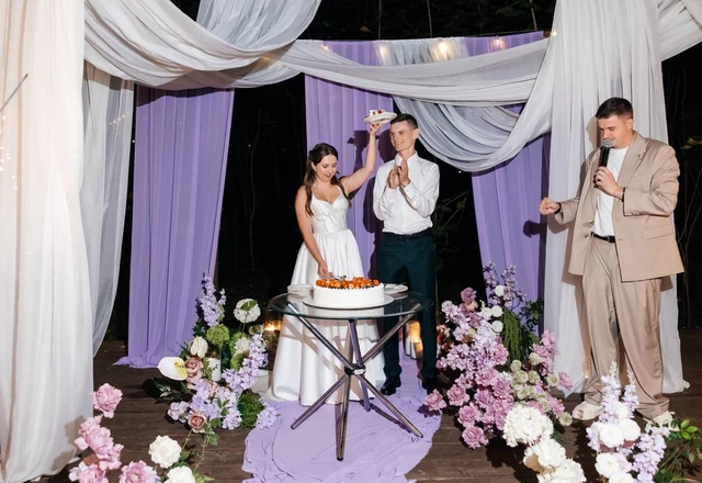 Ведущий Андрей Золотухин | Вячеслав и Марина  - фото 1080