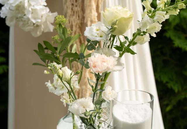 Студия декора и флористики  Евгения Сард Дизайн / Evgenia Sard Design | Никита & Полина. Cream & green wedding decor