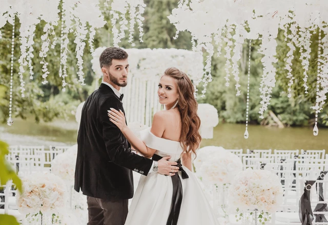 Студия декора и флористики Евгения Сард Дизайн / Evgenia Sard Design | Александр & Евгения. Black&White wedding - фото 130