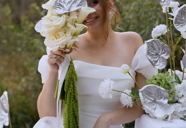 Студия декора и флористики  Евгения Сард Дизайн / Evgenia Sard Design | Павел & Ирина. Cream & Silver wedding decor 