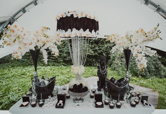 Студия декора и флористики Евгения Сард Дизайн / Evgenia Sard Design | Александр & Евгения. Black&White wedding - фото 128