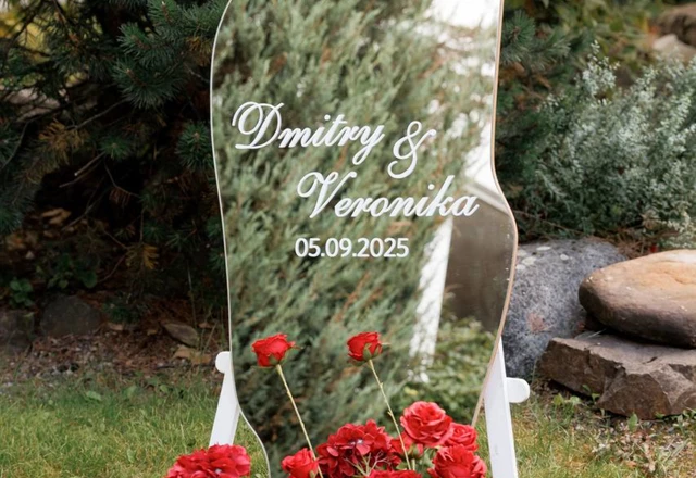 Четыре линии | Красно-белая свадьба - фото 127