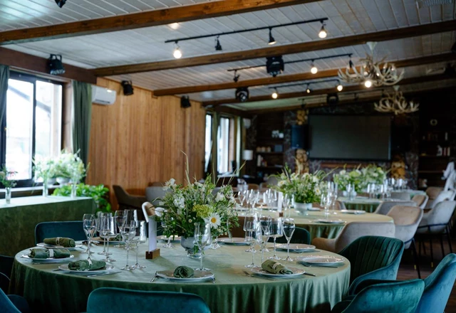 Загородный отель Horseka Resort / Хорсека резорт Зал «Кантри» с выходом на террасу - фото 2