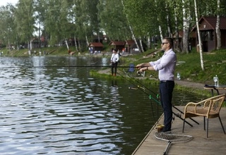Загородный комплекс Золотой Сазан Места для выездной регистрации и территория - фото 11