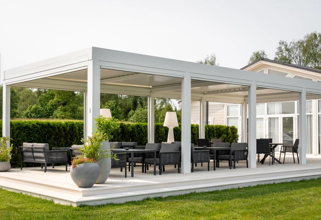 Целеево Гольф и Поло клуб Панорамная Веранда с перголой - фото 7