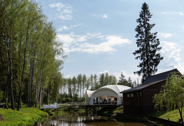 Экодеревня «БабинДвор» Шатер «Лесные озера» - фото 16