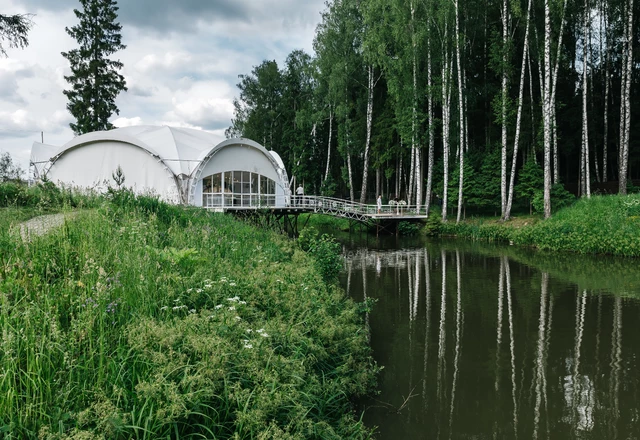 Экодеревня «БабинДвор» Шатер «Лесные озера» - фото 8