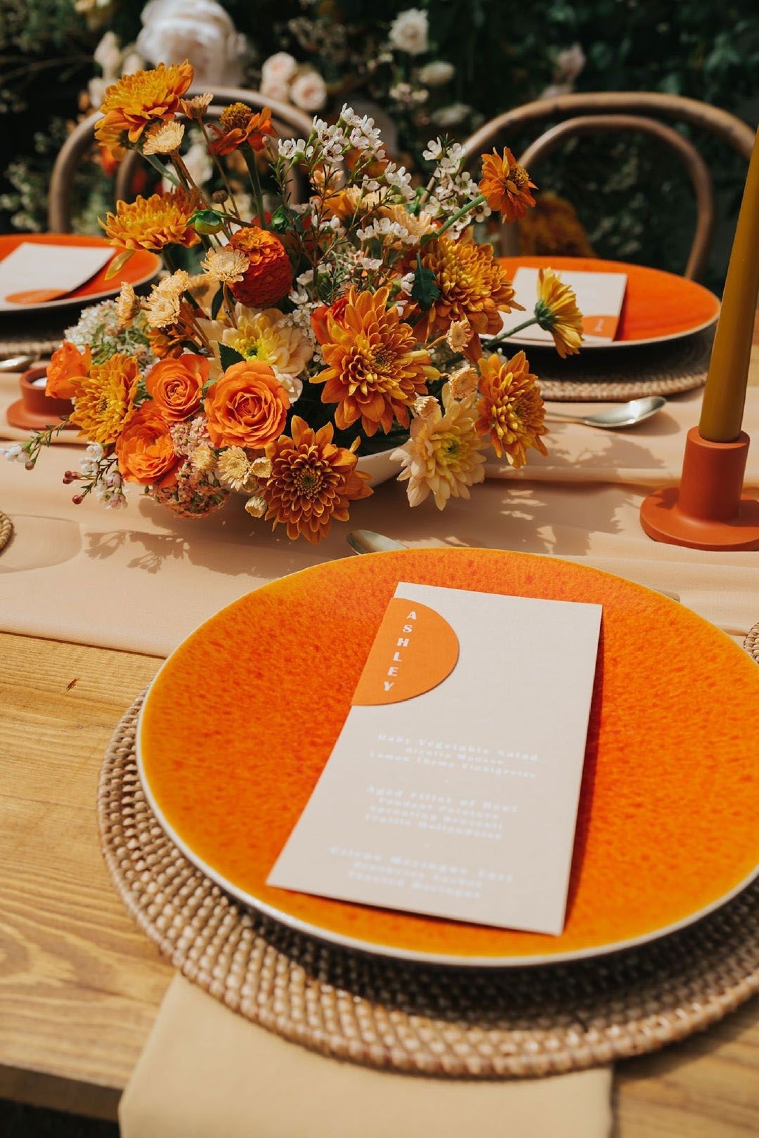 Свадьба в оранжевом цвете – веселье задорного цвета