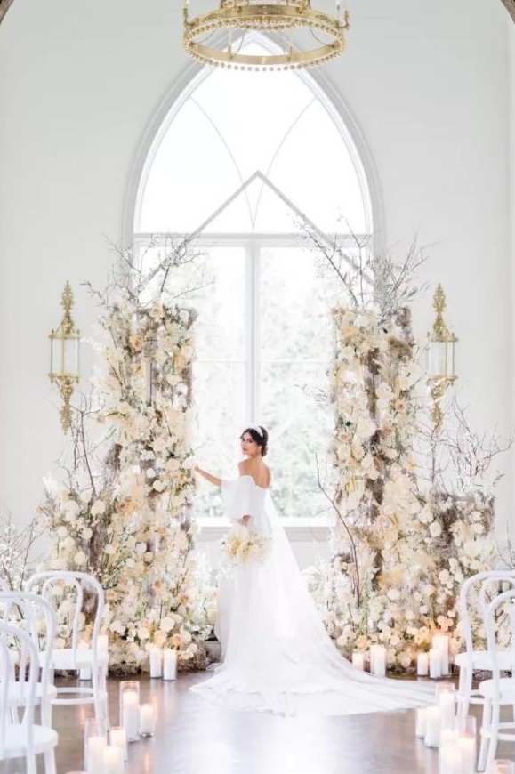 Оформление свадебных арок цветами в Москве, цены на услугу