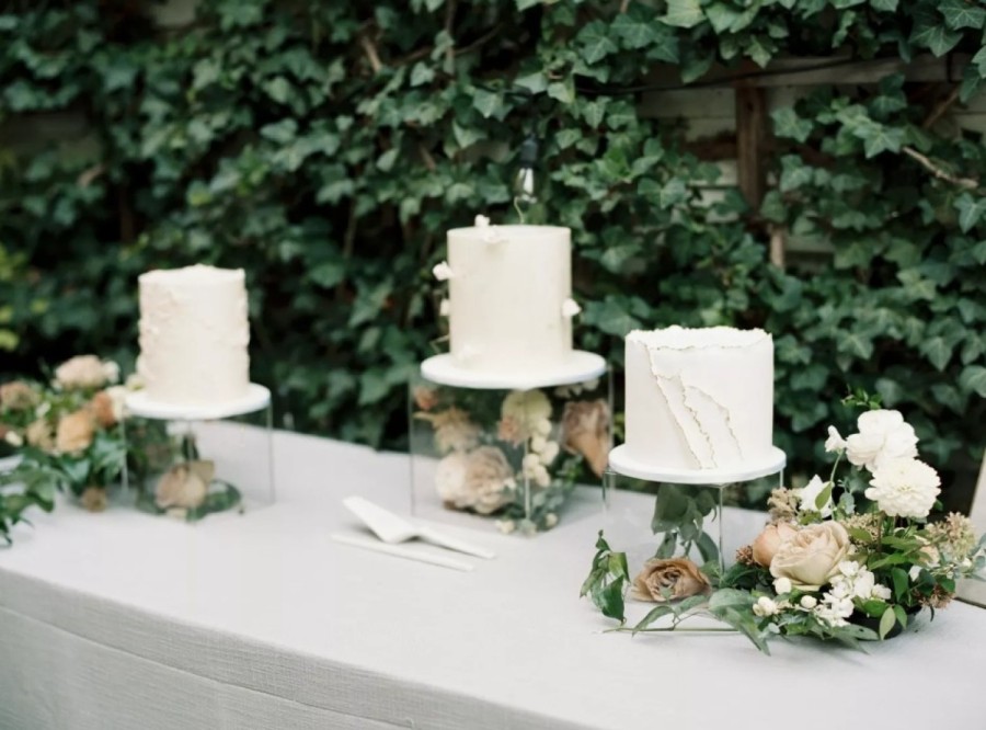 свадебный торт три разных свадебный торт